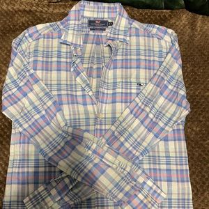 Vineyard vines Plaid Slim fit tucker shirt